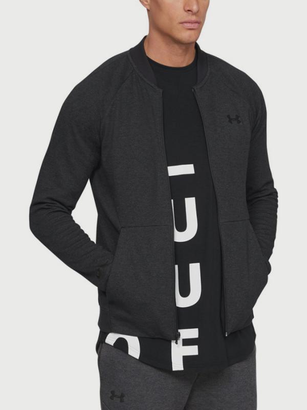 Mikina Under Armour Unstoppable 2X Knit Bomber Černá
