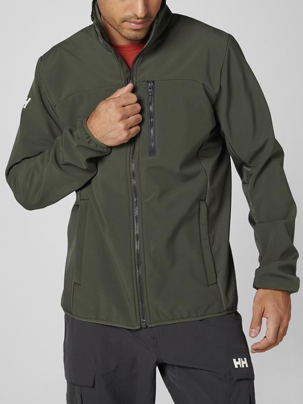 Bunda Helly Hansen Crew Softshell Jacket Zelená