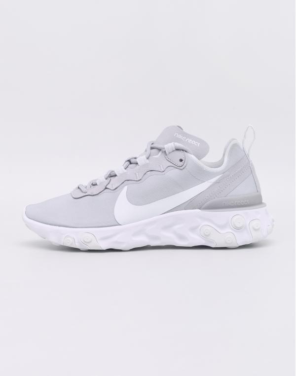 Nike React Element 55 Wolf Grey/ Ghost Aqua - White 37,5