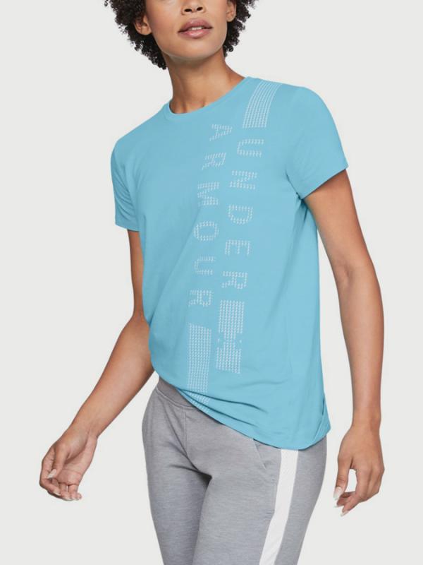 Tričko Under Armour Graphic Classic Crew VERTICAL WM Modrá