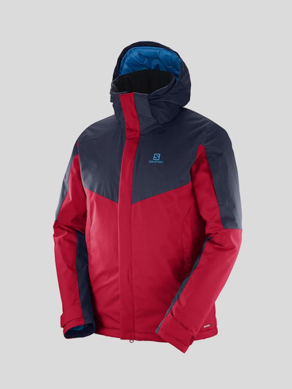 Bunda Salomon STORMSEEKER JKT M Červená