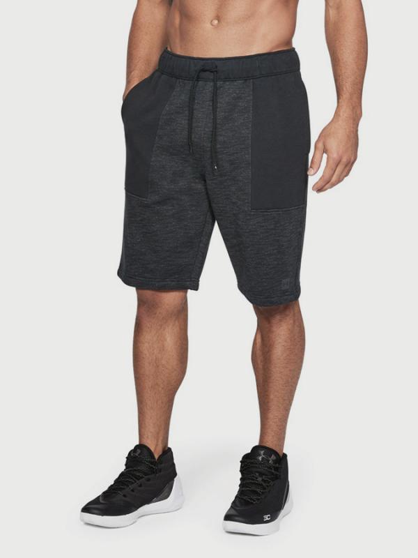 Kraťasy Under Armour Baseline Fleece Short Černá