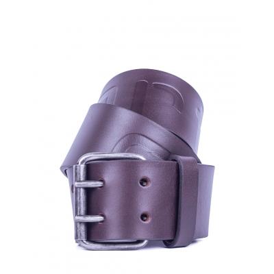 Pásek Carhartt Military Belt Dark Brown / Silver
