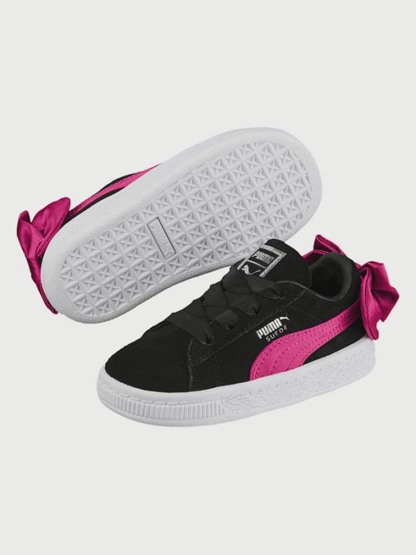 Boty Puma Suede Bow AC PS Černá