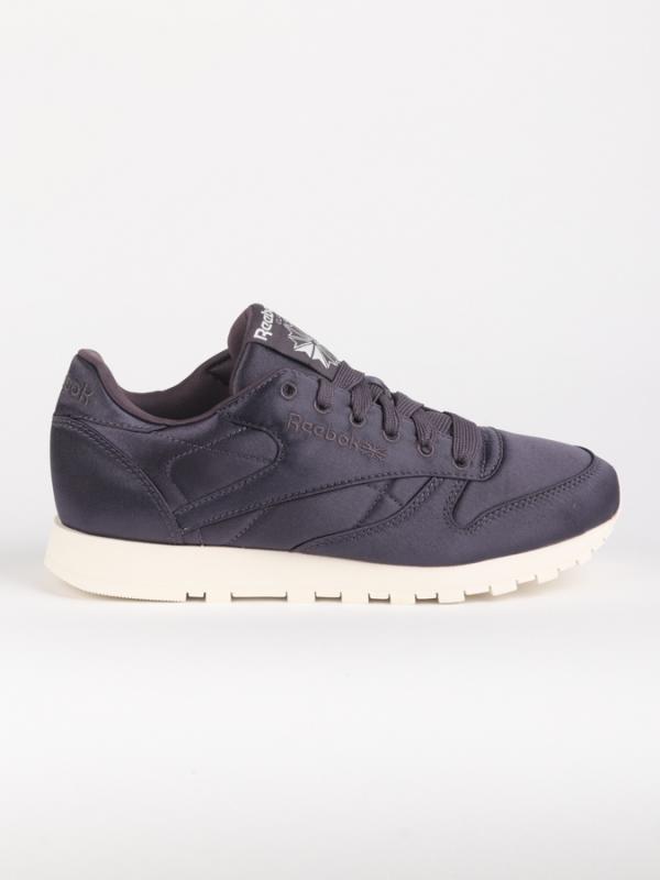 Boty Reebok Classic Cl Lthr Satin Fialová