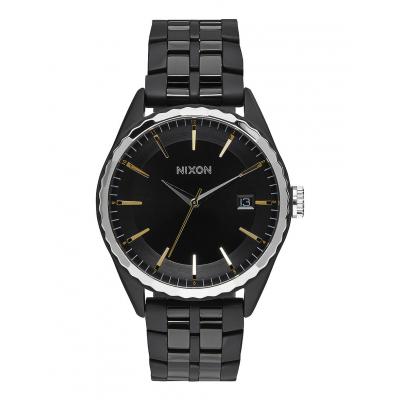 Hodinky Nixon Minx all black gold silver