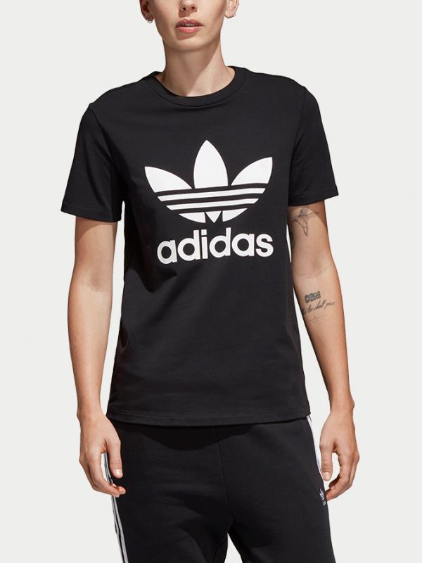 Tričko adidas Originals Trefoil Tee Černá
