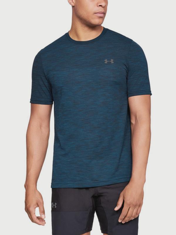 Tričko Under Armour Vanish Seamless SS Modrá