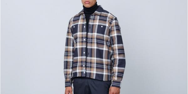 WOOD WOOD Franco Shirt Khaki Check