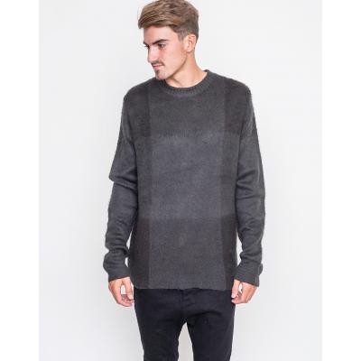 Svetr Cheap Monday Moe Charcoal check
