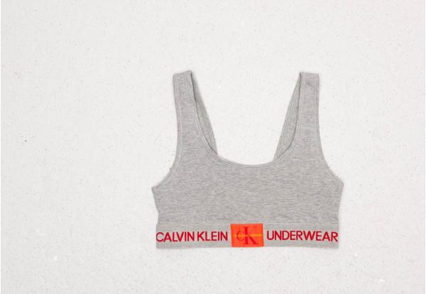 Calvin Klein Unlined Bralette Grey