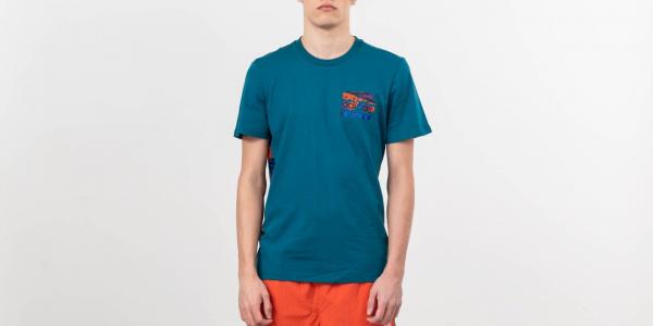 adidas Finnee Tee Real Teal/ Collegiate Orange/ Collegiate Royal