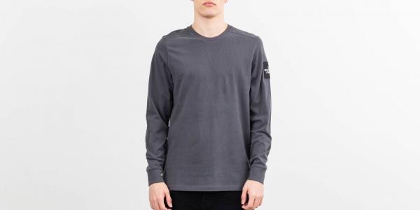 The North Face Longsleeves Fine 2 Tee Asphalt Grey