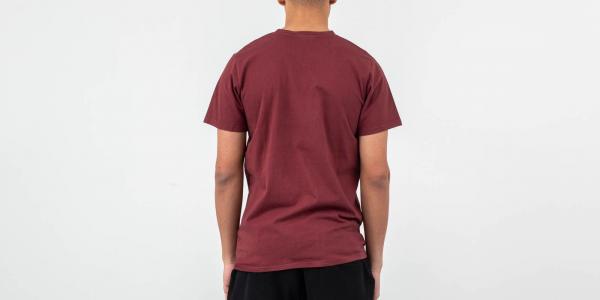 Han Kjøbenhavn Casual Tee Burgundy Logo