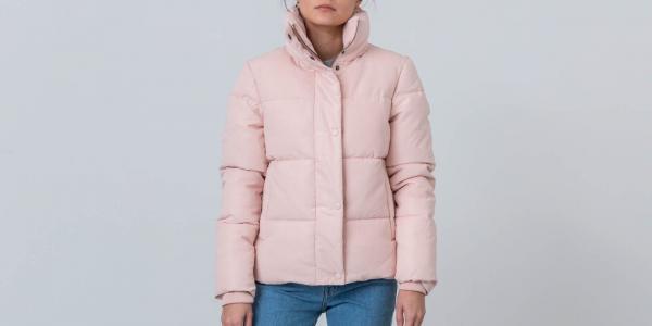 SELECTED Misa Warm Puffer Jacket Cameo Rose