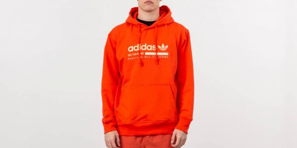 adidas Kaval Graphic Hoodie Semi Solar Red