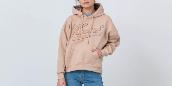 Karl Kani Signature Hoodie Brown Purple