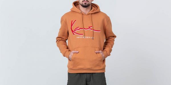 Karl Kani Signature Hoodie Brown