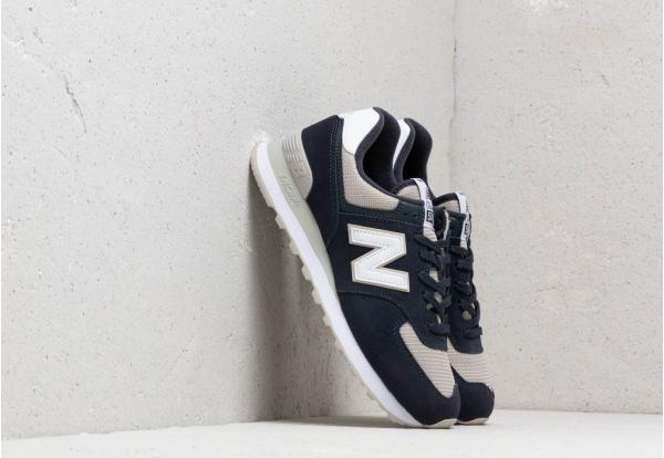 New Balance 574 Navy/ Beige/ White