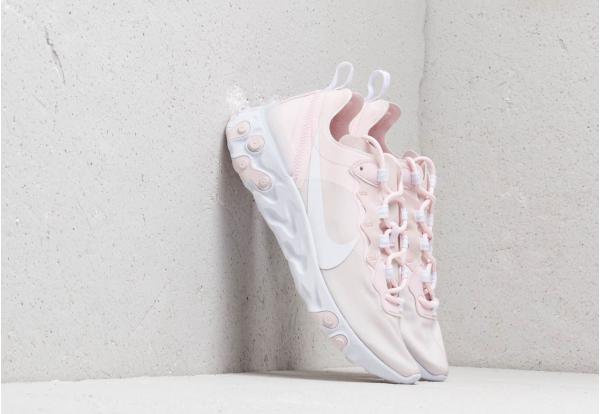 Nike W React Element 55 Pale Pink/ White-White-Pale Pink