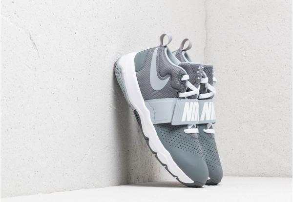 Nike Team Hustle D 8 (GS) Cool Grey/ Wolf Grey-White