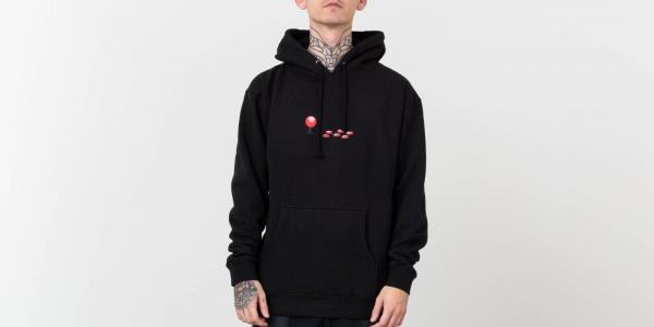 XLARGE x Street Fighter Evil Ryu Hoodie Black