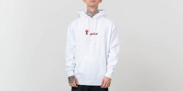 XLARGE x Street Fighter Akuma Hoodie White