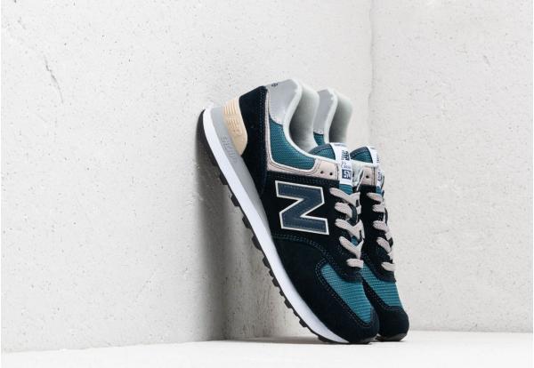 New Balance 574 Navy/ Green/ Grey