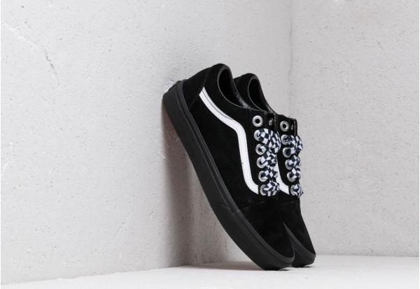 Vans Old Skool (Check Lace) Black/ Black