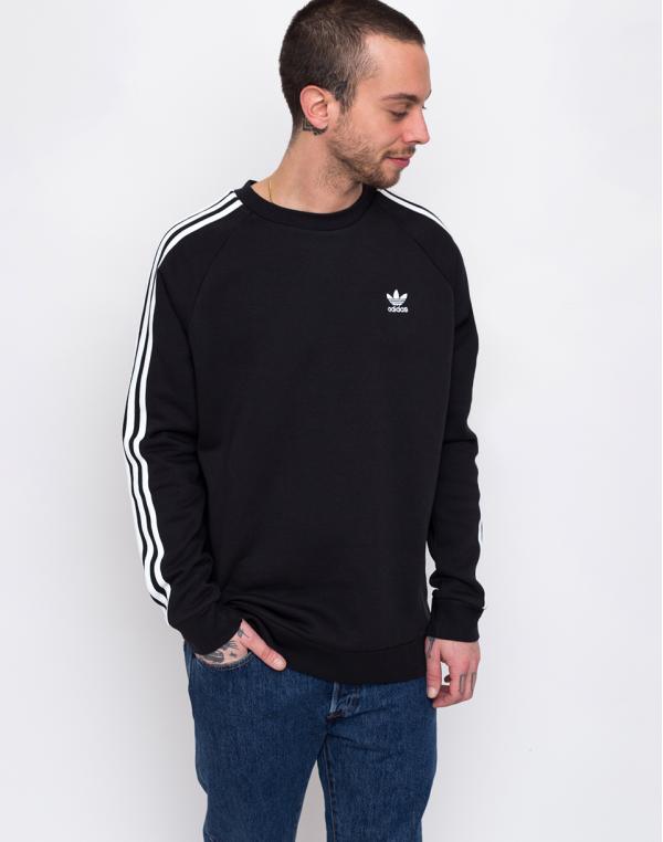 adidas Originals 3-Stripes Crew Black L