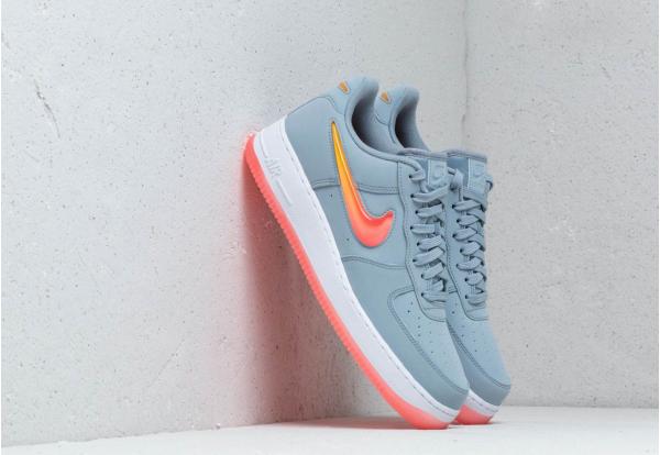 Nike Air Force 1 '07 Premium 2 Obsidian Mist/ Hot Punch-University Gold