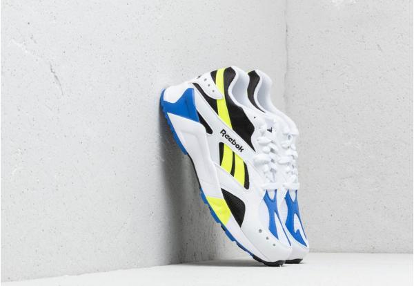Reebok Aztrek White/ Black/ Cobalt/ Yellow