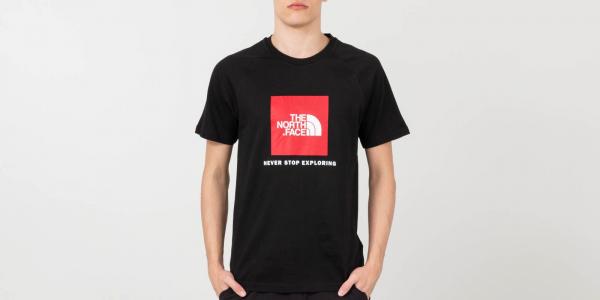 The North Face Raglan Red Box Tee Tnf Black