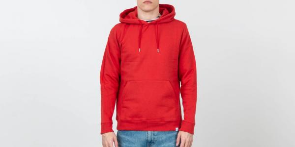 Norse Projects Vagn Classic Hoodie Askja Red