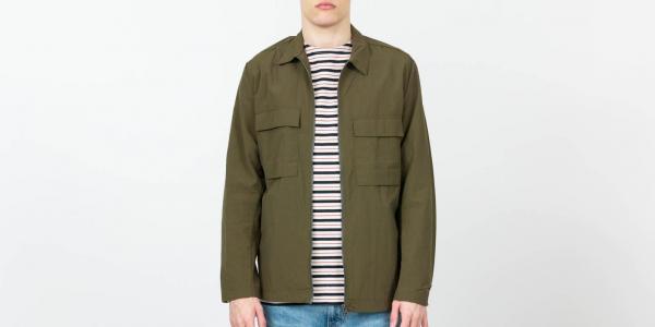 Norse Projects Jens Zip Jacket Ivy Green