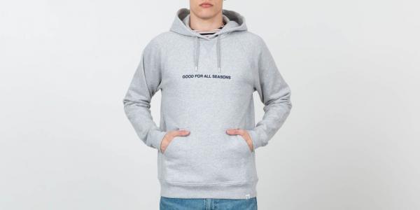 Norse Projects Ketel GFAS Hoodie Light Grey Melange