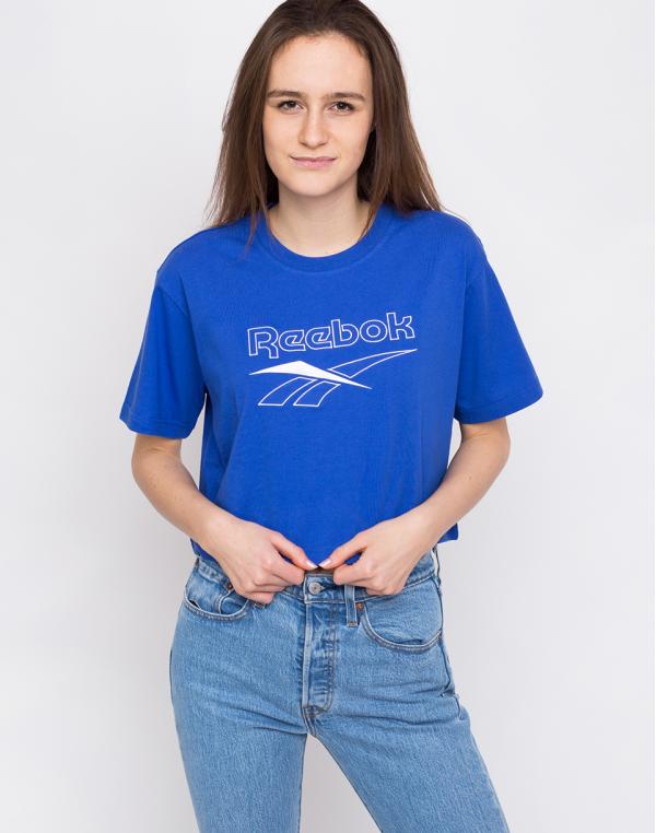 Reebok Classics Crop Tee Crushed cobalt L
