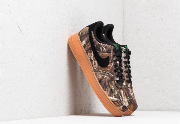 Nike Air Force 1 '07 LV8 3 "Realtree Camo Pack" Black/ Black-Aloe Verde-Gum Med Brown