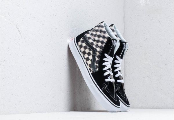 Vans SK8-Hi (Blur Check) Black/ Classic
