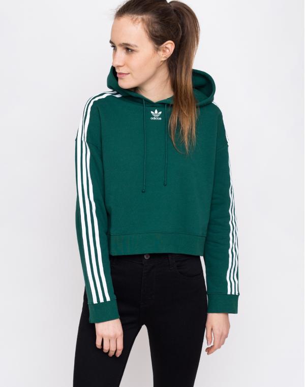 adidas Originals Cropped Hoodie Collegiate Green 40