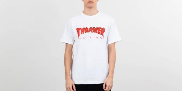 Independent x Thrasher Thrasher BTG Tee White