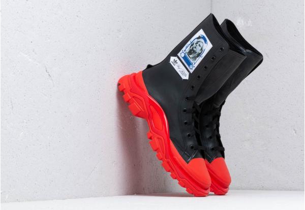 adidas x Raf Simons Detroit High Core Black/ Ftw White/ Red