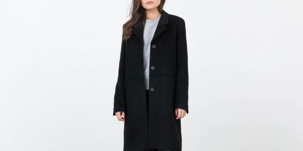 SELECTED Boa Wool Coat Black