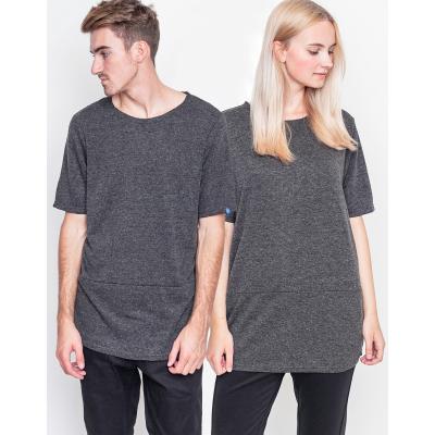 Jednobarevná 2xH BROTHERS NOAH BLACK MELANGE