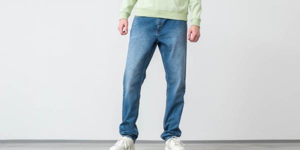 WOOD WOOD Classic Pants Blue Vintage