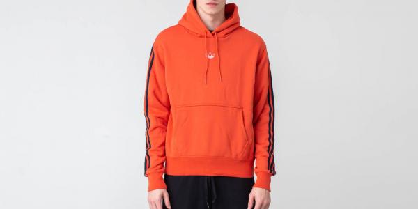 adidas Off Court Hoodie Raw Amber/ Collegiate Navy
