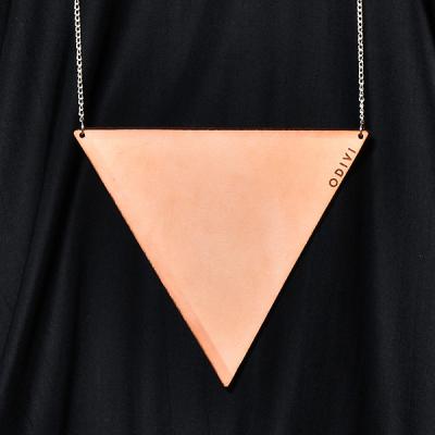 Náhrdelník Odivi Odivi Triangle Maxi leather