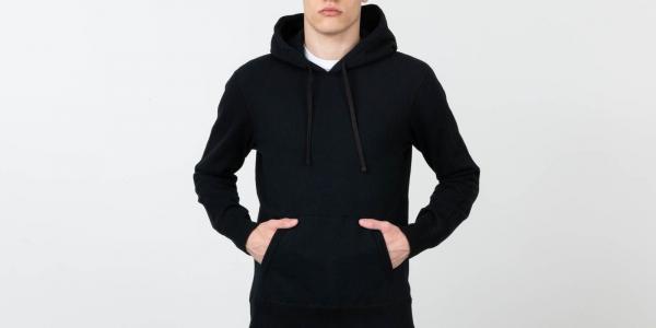 Reigning Champ Mid Weight Terry Side Zip Hoodie Black