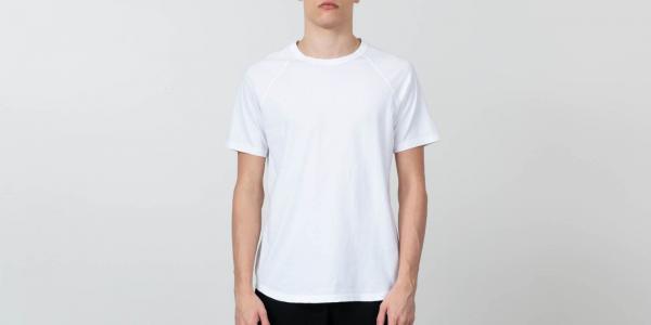 Reigning Champ Cotton Jersey Tee White