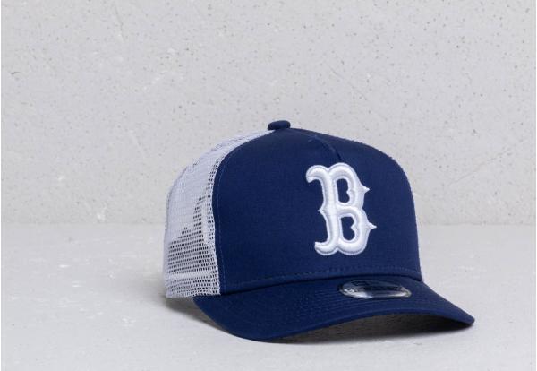 New Era Kids 9Forty A Frame MLB League Boston Red Sox Trucker Cap Navy/ White